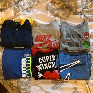 4T boys shirts (long sleeve/short sleeve)